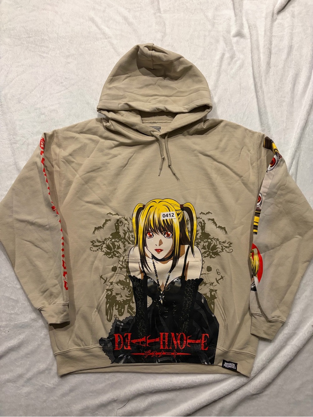 Broken Promises Death Note anime sweatshirt sz M